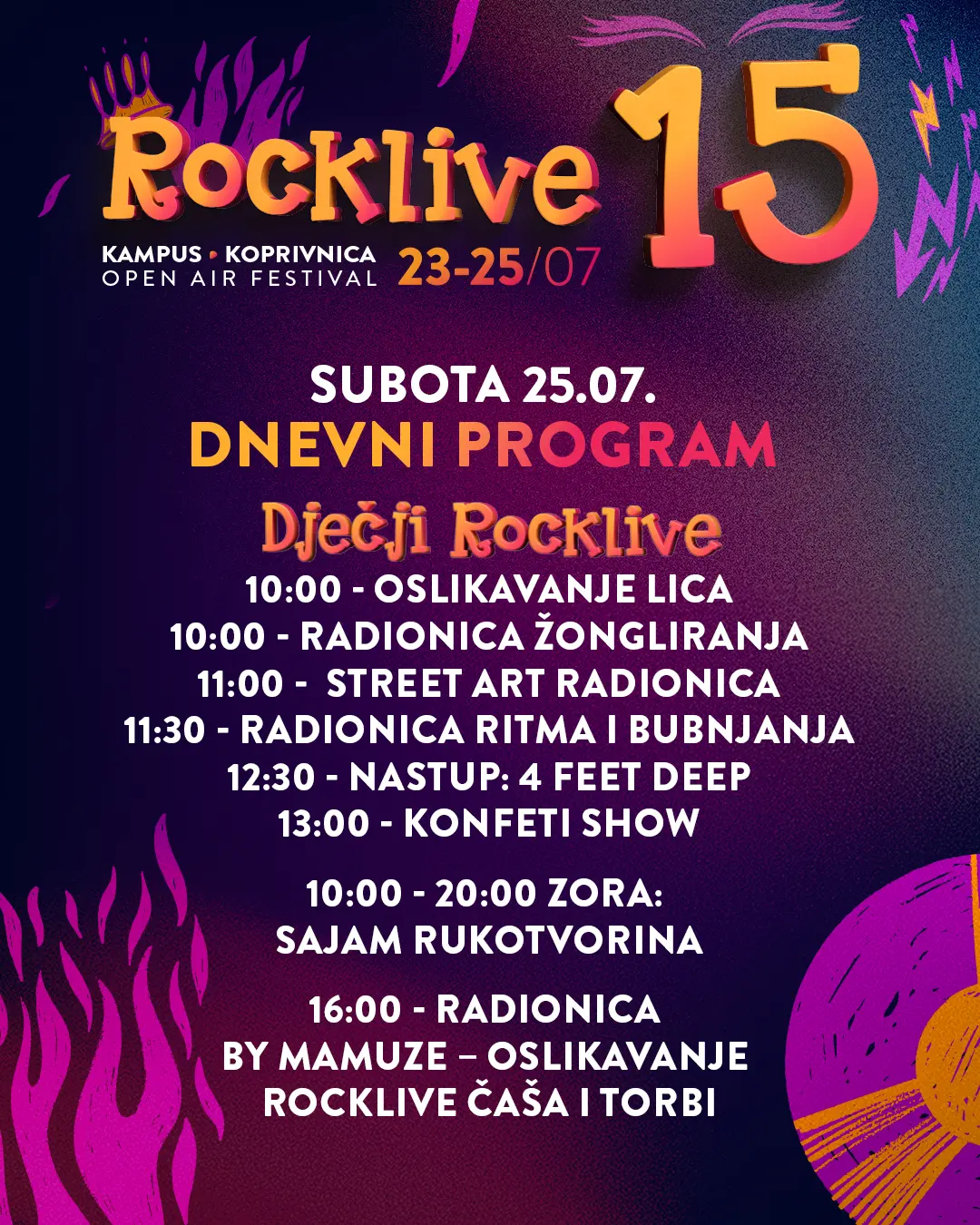 Mile Kekin, Brkovi, Baby Lasagna, Šarena Pojava, Zabranjeno pušenje, Idem - Kampus Koprivnica - Koprivnica - 16.07.2026.
